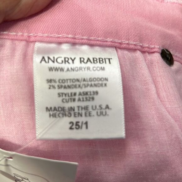 Angry Rabbit Sweet Pink Jeans skinny 25/1 - Picture 4 of 6